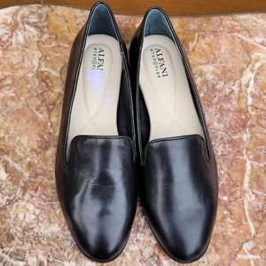 Alfani Step Flex Plain Black Loafers Sz 7